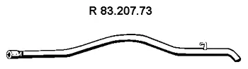 Tuyau d'échappement EBERSPÄCHER 83.207.73