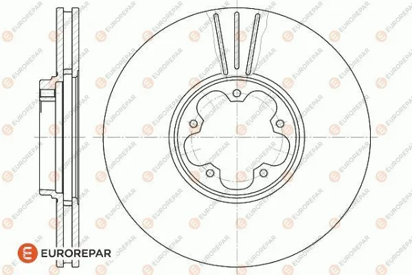 Disque de frein EUROREPAR 1618871580