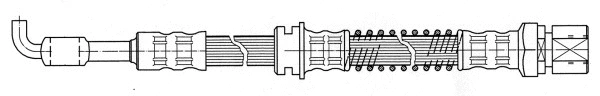 Flexible de frein CEF 512026
