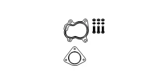 Kit de montage, catalyseur avant HJS 82 23 4488