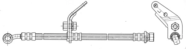 Flexible de frein CEF 512573