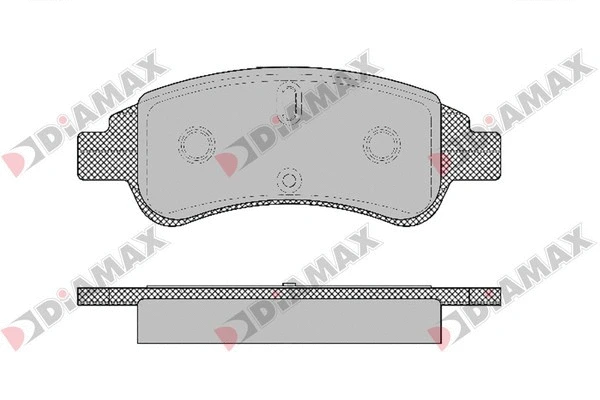 Kit de plaquettes de frein, frein à disque DIAMAX N09118