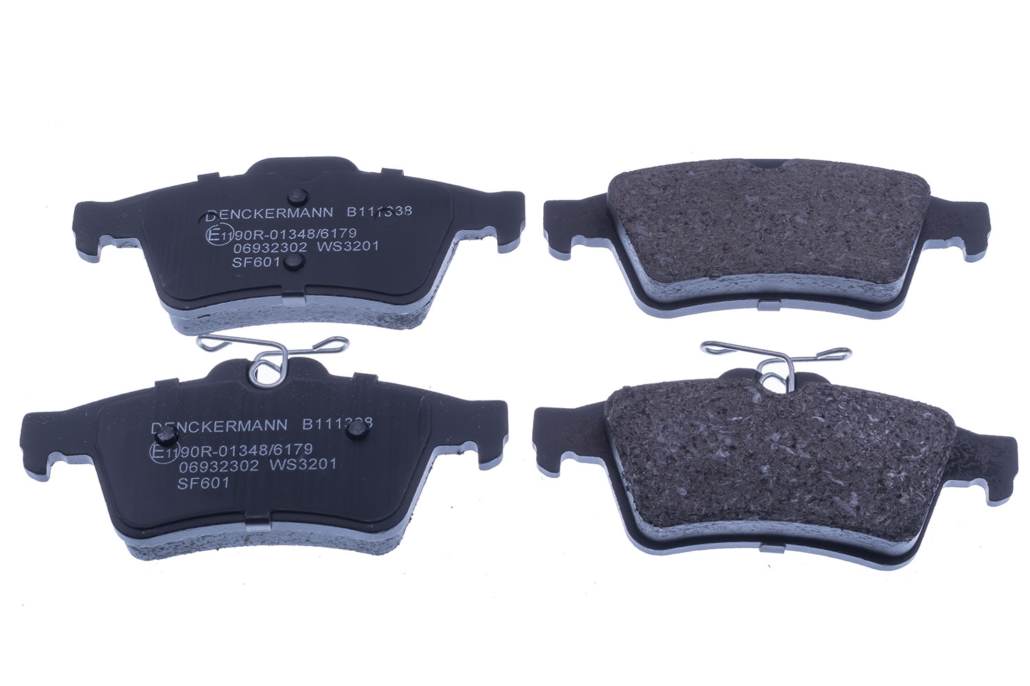 Kit de plaquettes de frein, frein à disque DENCKERMANN B111338