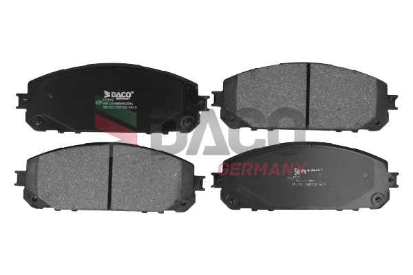 Kit de plaquettes de frein, frein à disque DACO Germany 321610