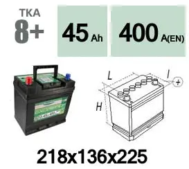 Batterie de démarrage Technika TKA8+