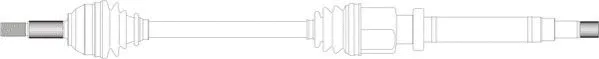 Arbre de transmission GENERAL RICAMBI FO3234