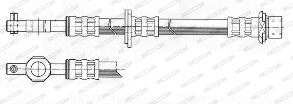 Flexible de frein FERODO FHY3085