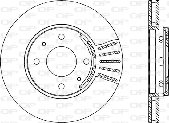Disque de frein OPEN PARTS BDR1738.20