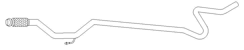 Tuyau d'échappement Vellerand 15272