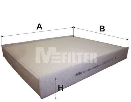 Filtre, air de l'habitacle MFILTER K 9094-2