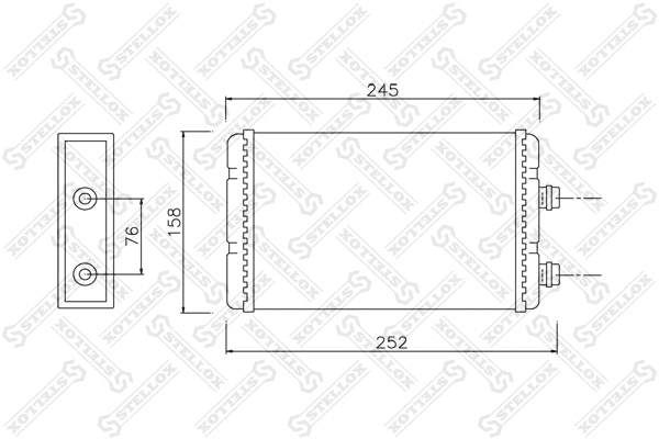 Système de chauffage STELLOX 10-35118-SX
