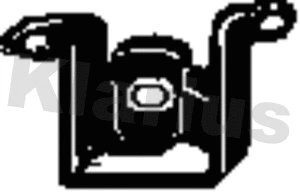 Suspension, échappement KLARIUS 420694