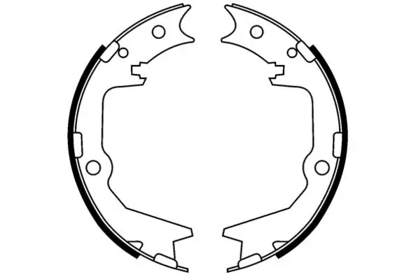 Jeu de mâchoires de frein E.T.F. 09-0666