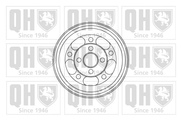 Tambour de frein QUINTON HAZELL BDR363