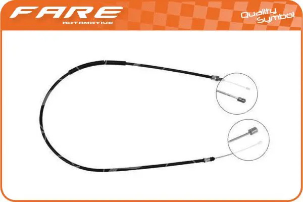 Tirette à câble, frein de stationnement FARE-RCH 17821
