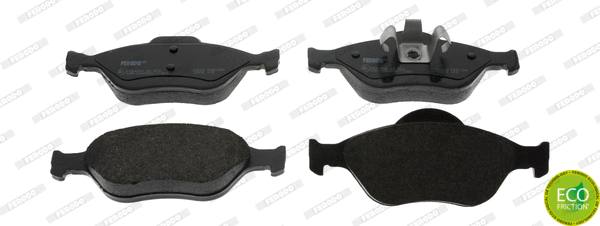 Kit de plaquettes de frein, frein à disque FERODO FDB1394