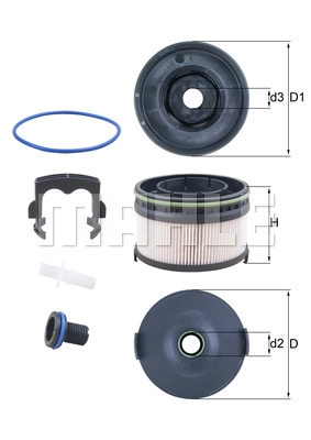 Filtre à carburant WILMINK GROUP WG2325983