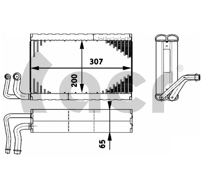 Évaporateur climatisation ACR 310179