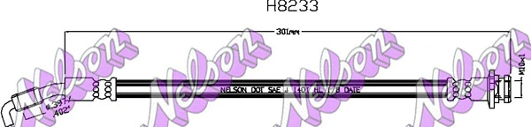 Flexible de frein KAWE H8233