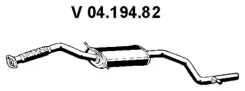 Silencieux avant EBERSPÄCHER 04.194.82