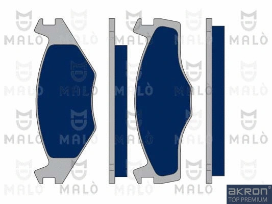 Kit de plaquettes de frein, frein à disque AKRON-MALÒ 1050013