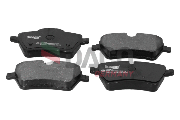 Kit de plaquettes de frein, frein à disque DACO Germany 322402