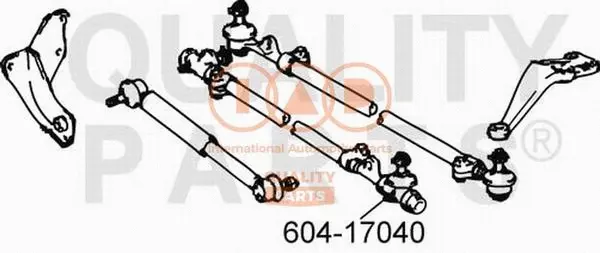 Rotule de barre de connexion IAP QUALITY PARTS 604-17040