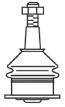 Rotule de suspension FRAP F4168