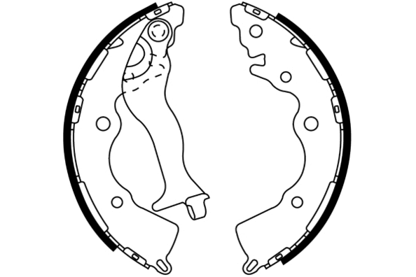 Jeu de mâchoires de frein E.T.F. 09-0694