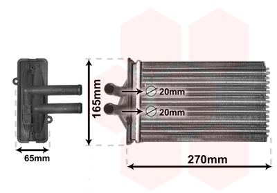 Système de chauffage VAN WEZEL 74006082