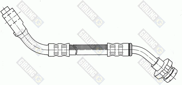 Flexible de frein GIRLING 9004287