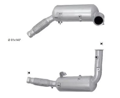 Filtre à particules / à suie, échappement VEGAZ GmbH MK-329