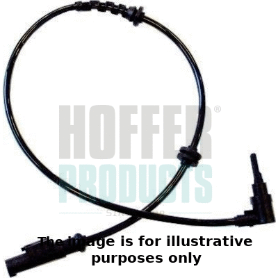 Capteur, vitesse de roue HOFFER 8290266E