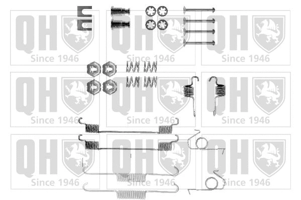 Kit d'accessoires, mâchoire de frein QUINTON HAZELL BFK249