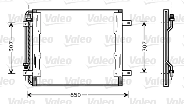 Condenseur, climatisation VALEO 818035