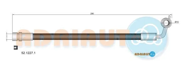Flexible de frein ADRIAUTO 52.1227.1