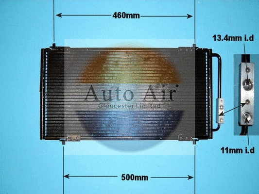 Condenseur, climatisation AUTO AIR GLOUCESTER 16-1215