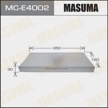 Filtre, air de l'habitacle MASUMA MC-E4002