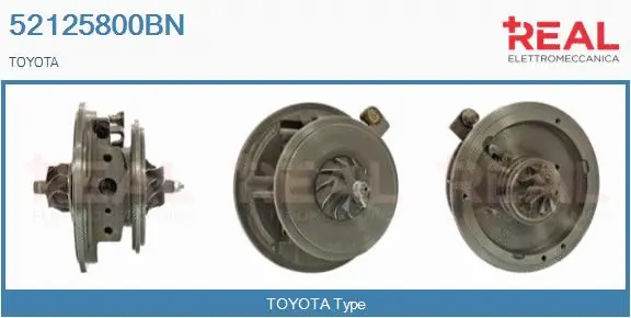Groupe carter, turbocompresseur REAL 52125800BN