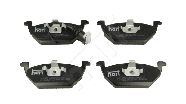 Kit de plaquettes de frein, frein à disque HART 223 927