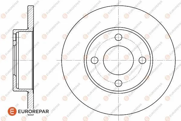 Disque de frein EUROREPAR 1618875680