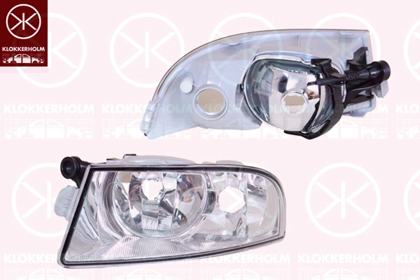 Projecteur antibrouillard KLOKKERHOLM 75210286