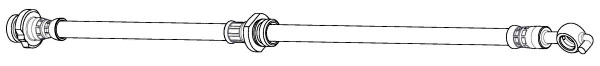 Flexible de frein CEF 510950