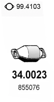 Catalyseur ASSO 34.0023