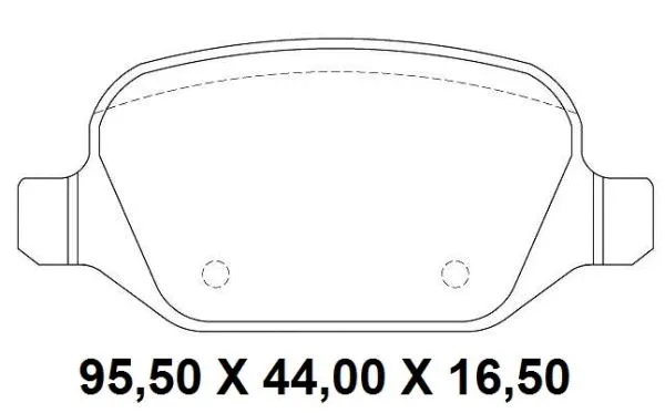 Kit de plaquettes de frein, frein à disque NAKATA NKF 1338P