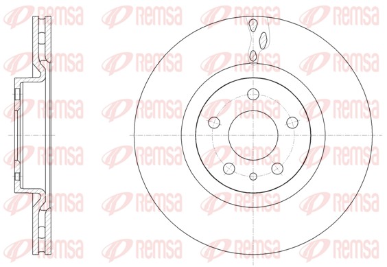 Disque de frein REMSA 61501.10