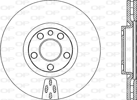 Disque de frein OPEN PARTS BDR2052.20
