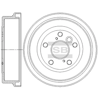 Tambour de frein Hi-Q SD4685