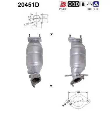 Catalyseur AS 20451D