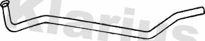 Tuyau d'échappement KLARIUS 120332